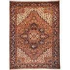 One Of The Kind Persian Heriz Rug 10'2" x 7'6"